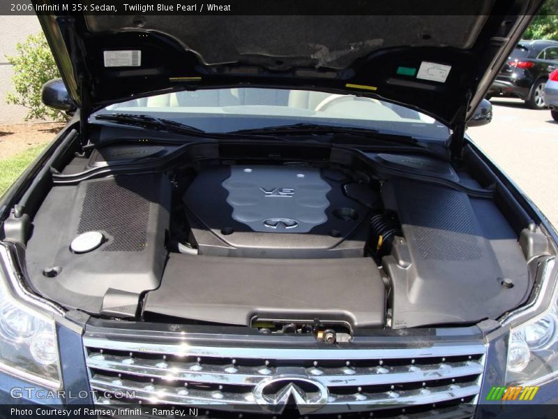 Twilight Blue Pearl / Wheat 2006 Infiniti M 35x Sedan