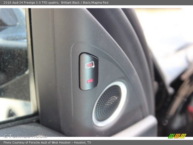 Brilliant Black / Black/Magma Red 2016 Audi S4 Prestige 3.0 TFSI quattro