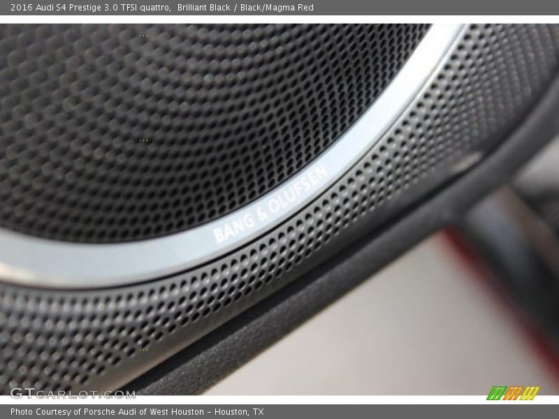 Brilliant Black / Black/Magma Red 2016 Audi S4 Prestige 3.0 TFSI quattro