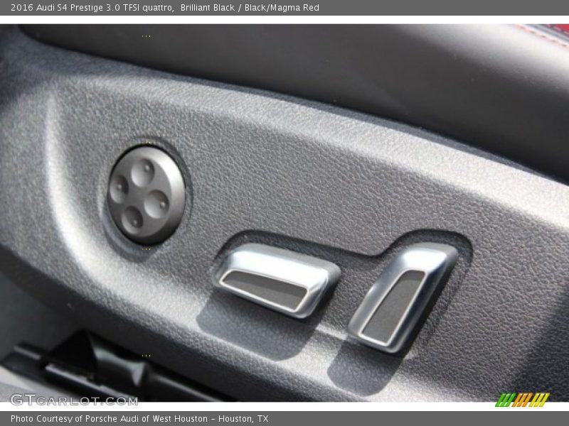 Brilliant Black / Black/Magma Red 2016 Audi S4 Prestige 3.0 TFSI quattro