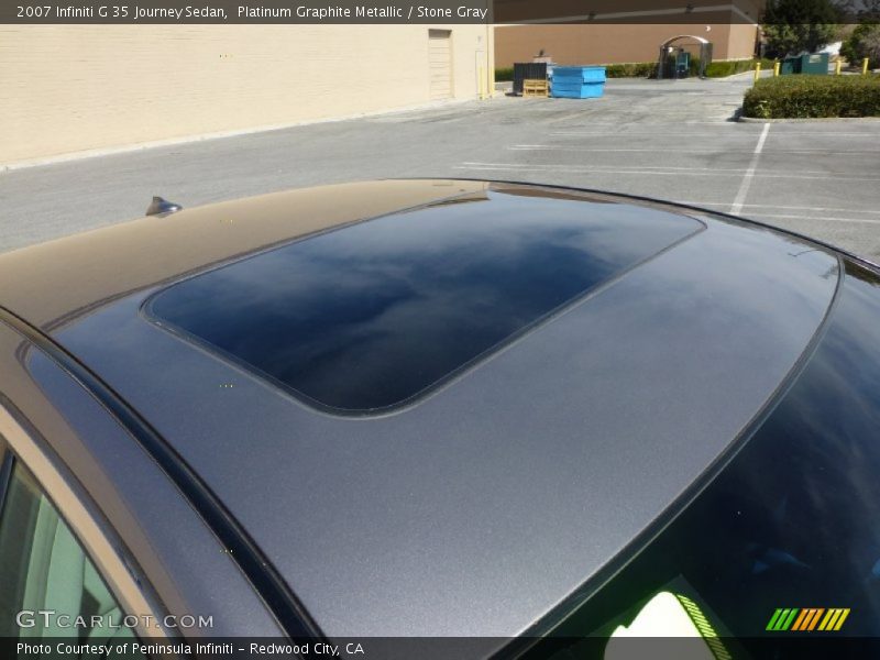 Platinum Graphite Metallic / Stone Gray 2007 Infiniti G 35 Journey Sedan
