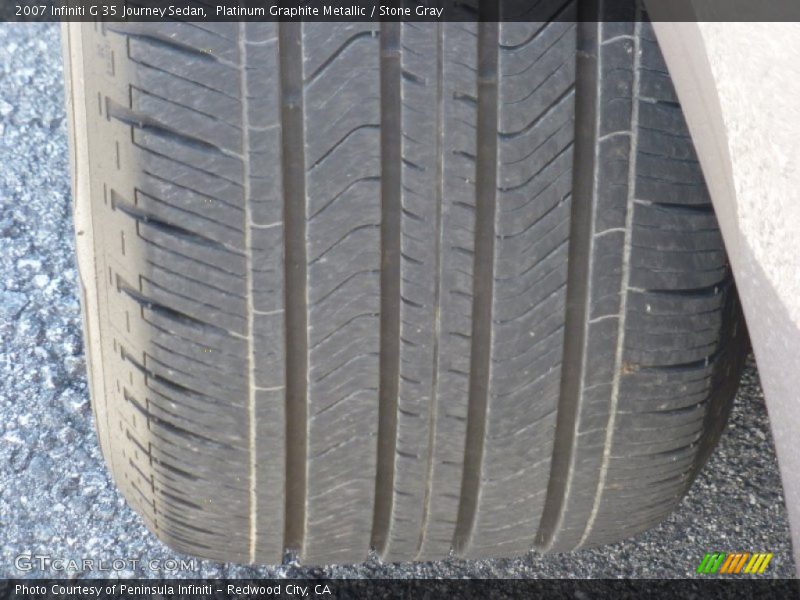 Platinum Graphite Metallic / Stone Gray 2007 Infiniti G 35 Journey Sedan