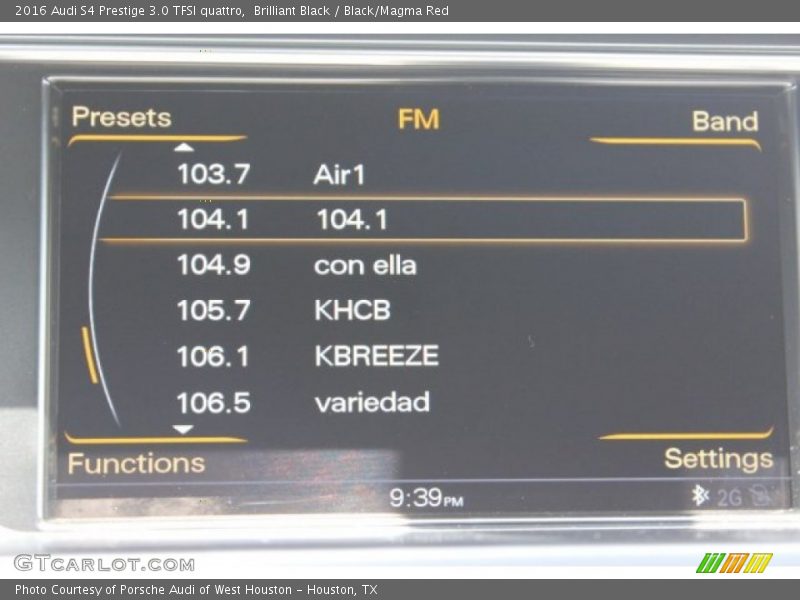 Brilliant Black / Black/Magma Red 2016 Audi S4 Prestige 3.0 TFSI quattro