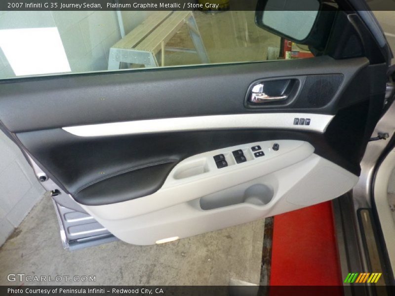 Platinum Graphite Metallic / Stone Gray 2007 Infiniti G 35 Journey Sedan