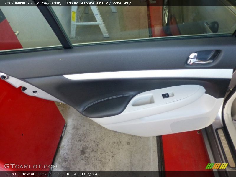 Platinum Graphite Metallic / Stone Gray 2007 Infiniti G 35 Journey Sedan