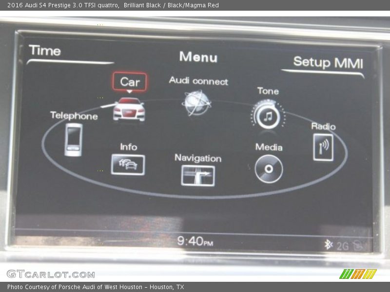 Controls of 2016 S4 Prestige 3.0 TFSI quattro