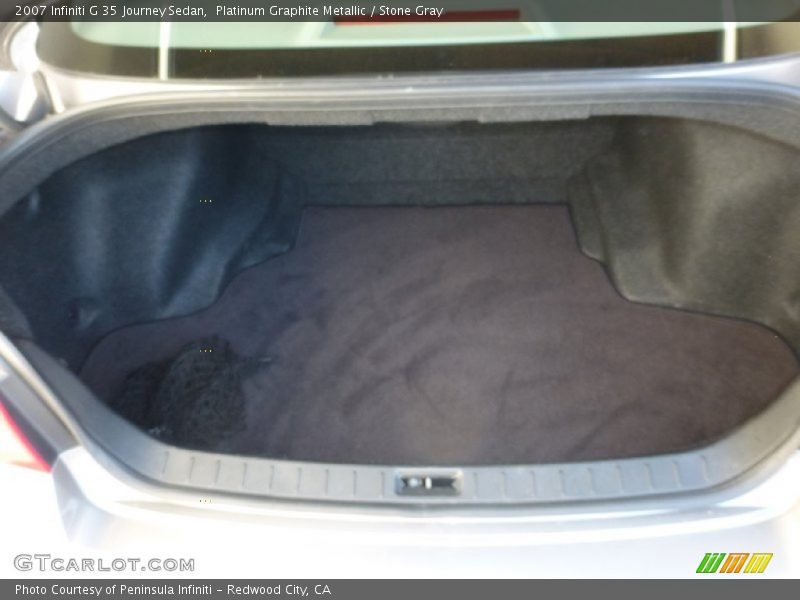 Platinum Graphite Metallic / Stone Gray 2007 Infiniti G 35 Journey Sedan