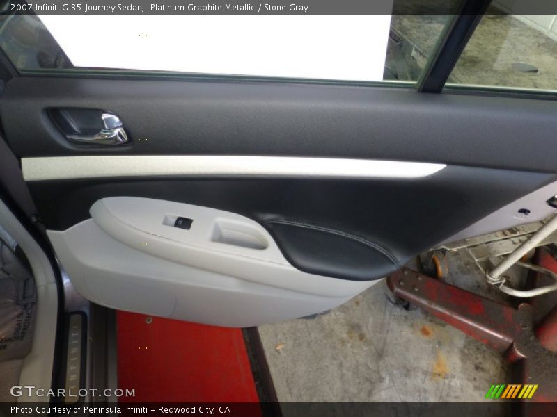 Platinum Graphite Metallic / Stone Gray 2007 Infiniti G 35 Journey Sedan