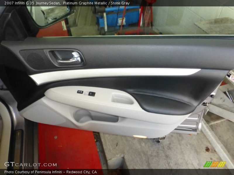 Platinum Graphite Metallic / Stone Gray 2007 Infiniti G 35 Journey Sedan