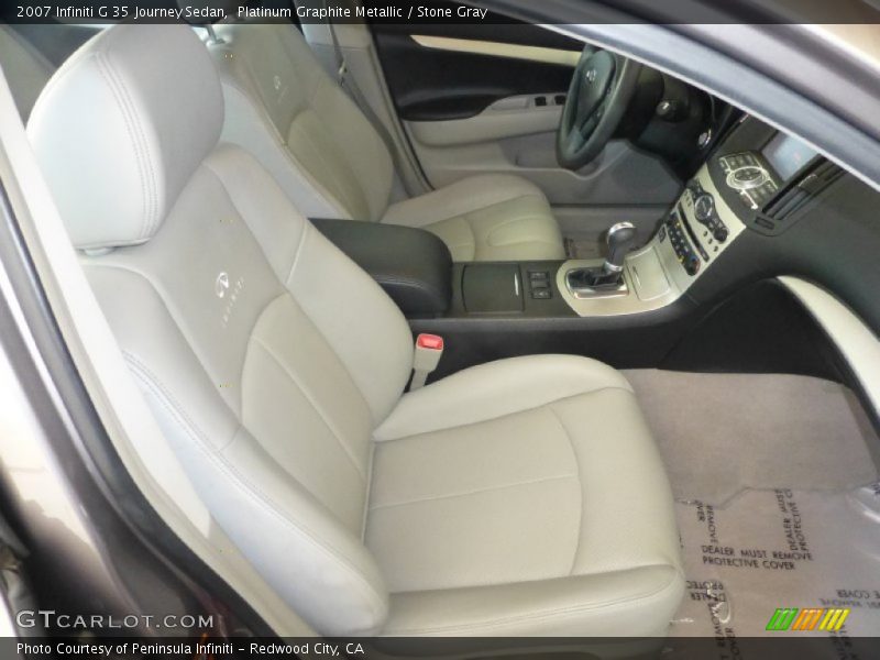Platinum Graphite Metallic / Stone Gray 2007 Infiniti G 35 Journey Sedan