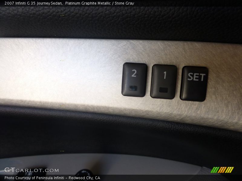 Platinum Graphite Metallic / Stone Gray 2007 Infiniti G 35 Journey Sedan