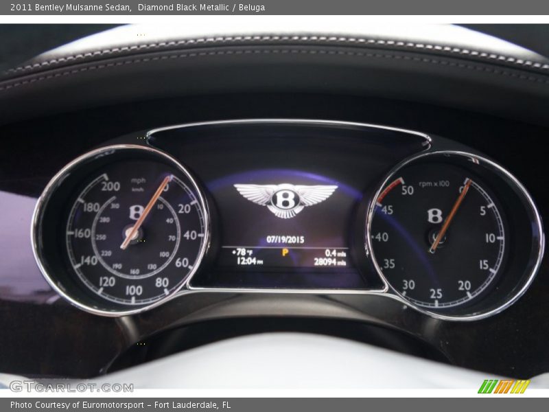 Diamond Black Metallic / Beluga 2011 Bentley Mulsanne Sedan