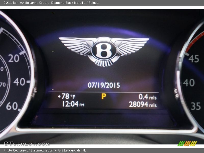 Diamond Black Metallic / Beluga 2011 Bentley Mulsanne Sedan