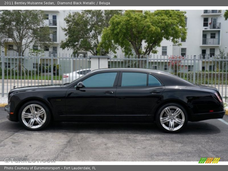 Diamond Black Metallic / Beluga 2011 Bentley Mulsanne Sedan
