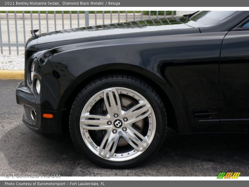 Diamond Black Metallic / Beluga 2011 Bentley Mulsanne Sedan