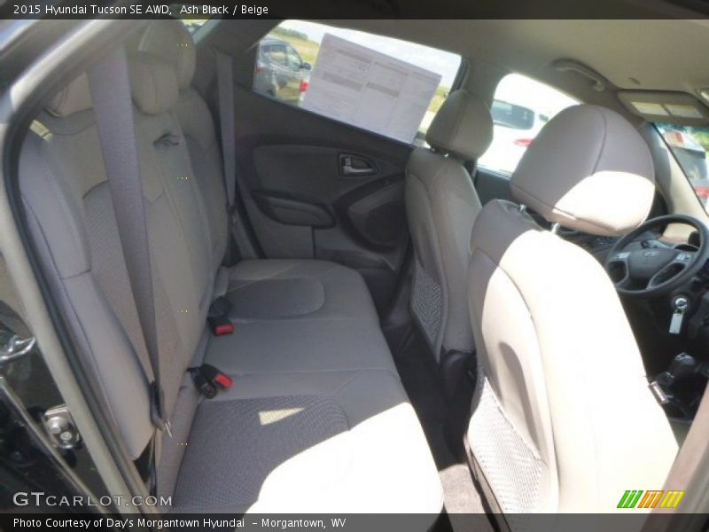 Ash Black / Beige 2015 Hyundai Tucson SE AWD