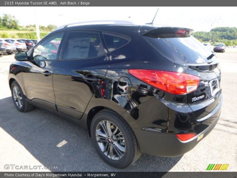 Ash Black / Beige 2015 Hyundai Tucson SE AWD