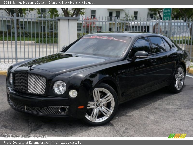 Diamond Black Metallic / Beluga 2011 Bentley Mulsanne Sedan