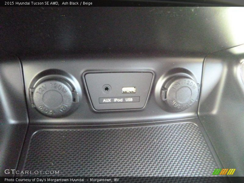 Ash Black / Beige 2015 Hyundai Tucson SE AWD