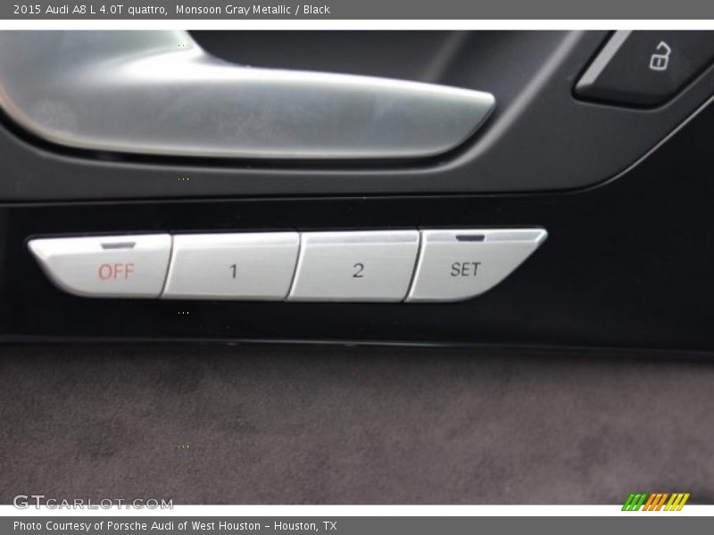 Monsoon Gray Metallic / Black 2015 Audi A8 L 4.0T quattro
