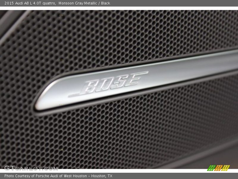 Monsoon Gray Metallic / Black 2015 Audi A8 L 4.0T quattro