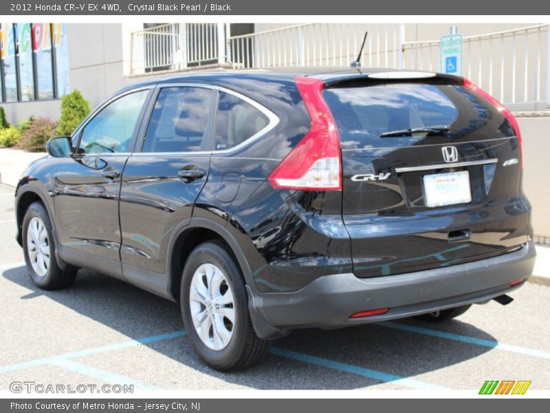 Crystal Black Pearl / Black 2012 Honda CR-V EX 4WD