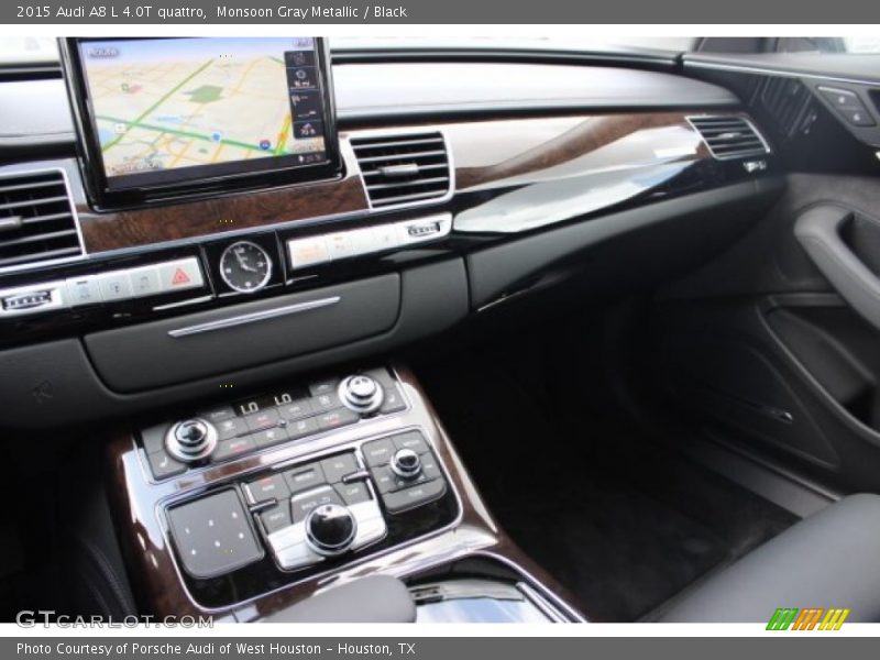 Monsoon Gray Metallic / Black 2015 Audi A8 L 4.0T quattro