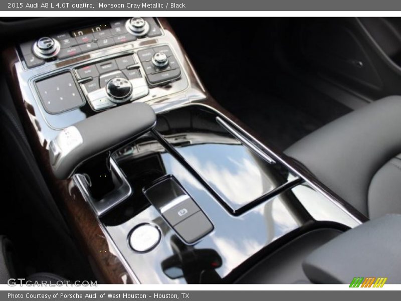 Monsoon Gray Metallic / Black 2015 Audi A8 L 4.0T quattro