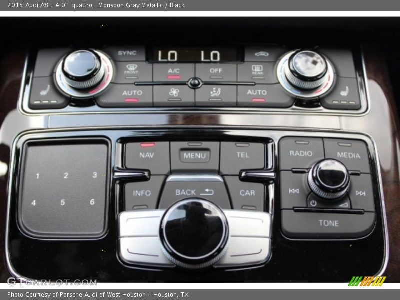 Monsoon Gray Metallic / Black 2015 Audi A8 L 4.0T quattro