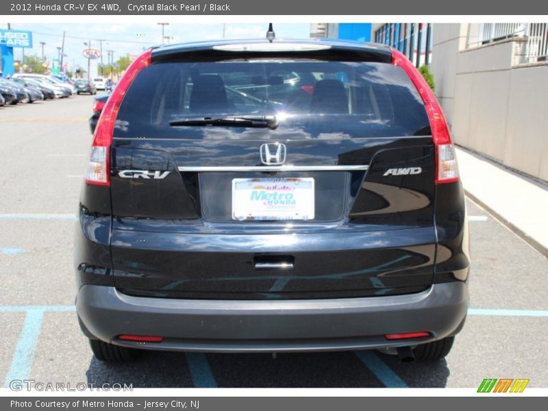 Crystal Black Pearl / Black 2012 Honda CR-V EX 4WD