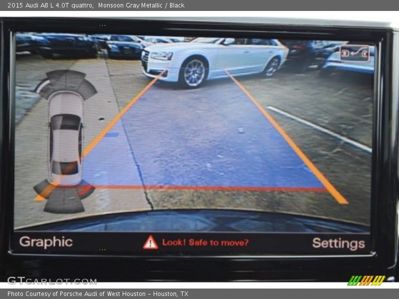 Monsoon Gray Metallic / Black 2015 Audi A8 L 4.0T quattro