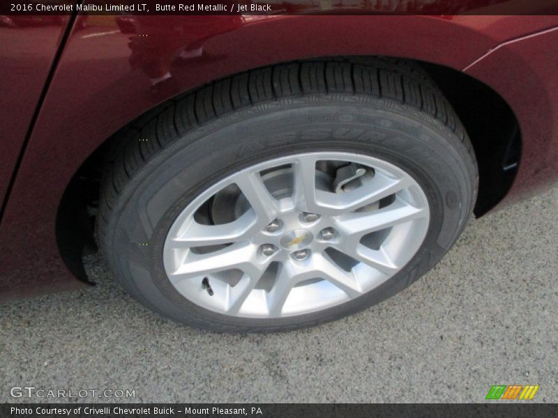 Butte Red Metallic / Jet Black 2016 Chevrolet Malibu Limited LT