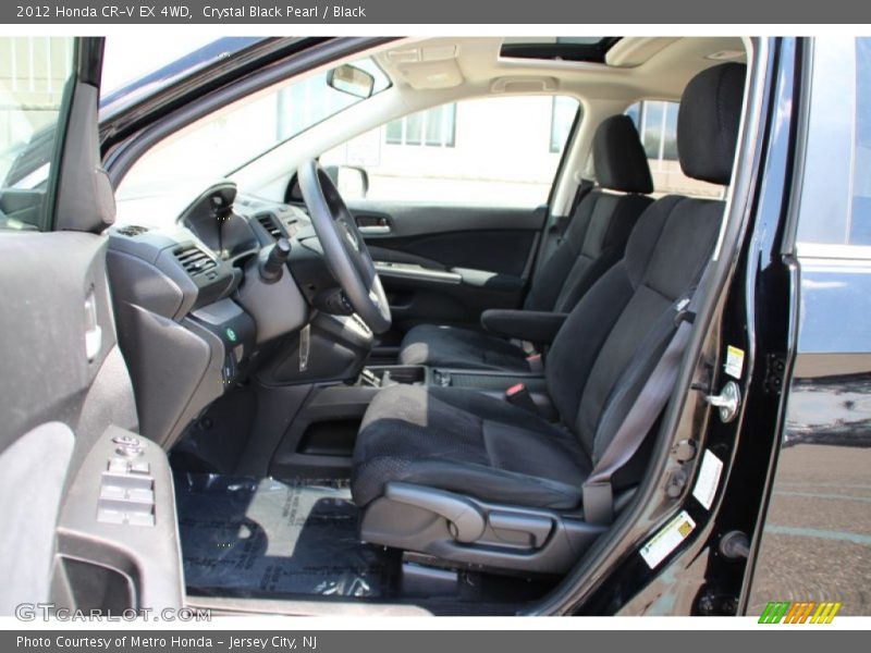 Crystal Black Pearl / Black 2012 Honda CR-V EX 4WD