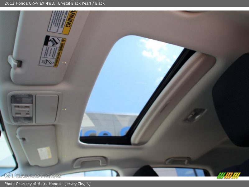 Crystal Black Pearl / Black 2012 Honda CR-V EX 4WD