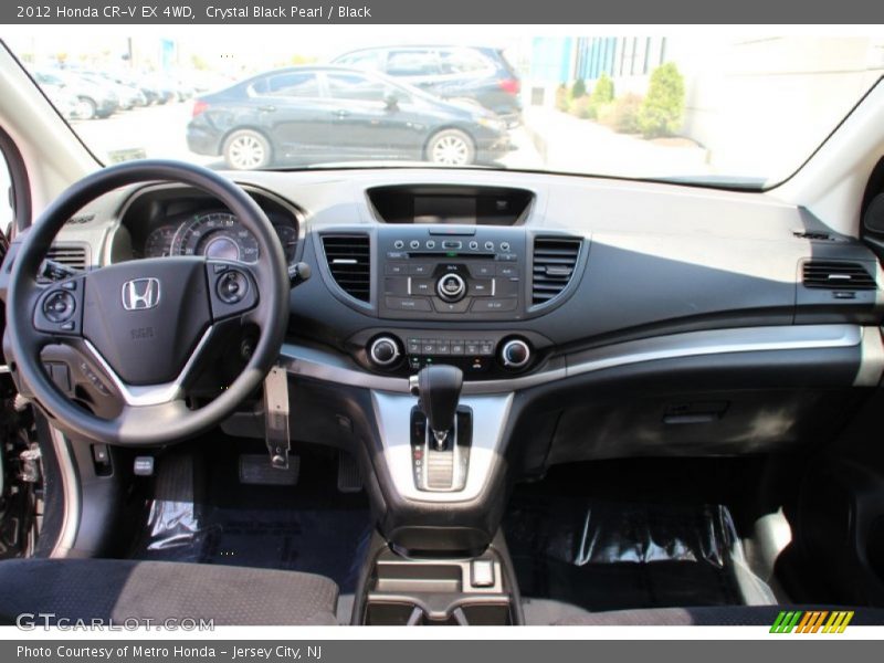 Crystal Black Pearl / Black 2012 Honda CR-V EX 4WD