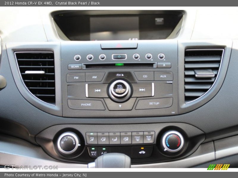 Crystal Black Pearl / Black 2012 Honda CR-V EX 4WD