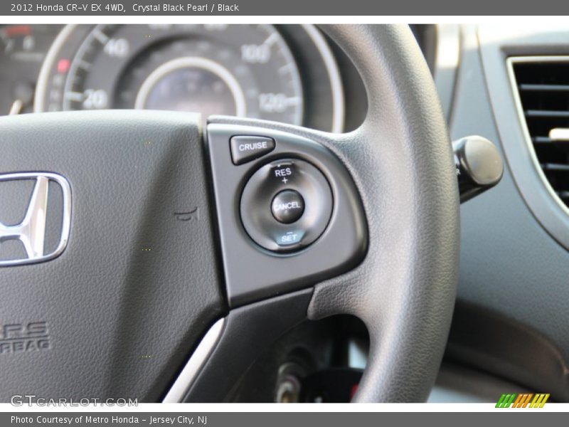Crystal Black Pearl / Black 2012 Honda CR-V EX 4WD