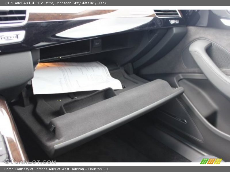 Monsoon Gray Metallic / Black 2015 Audi A8 L 4.0T quattro