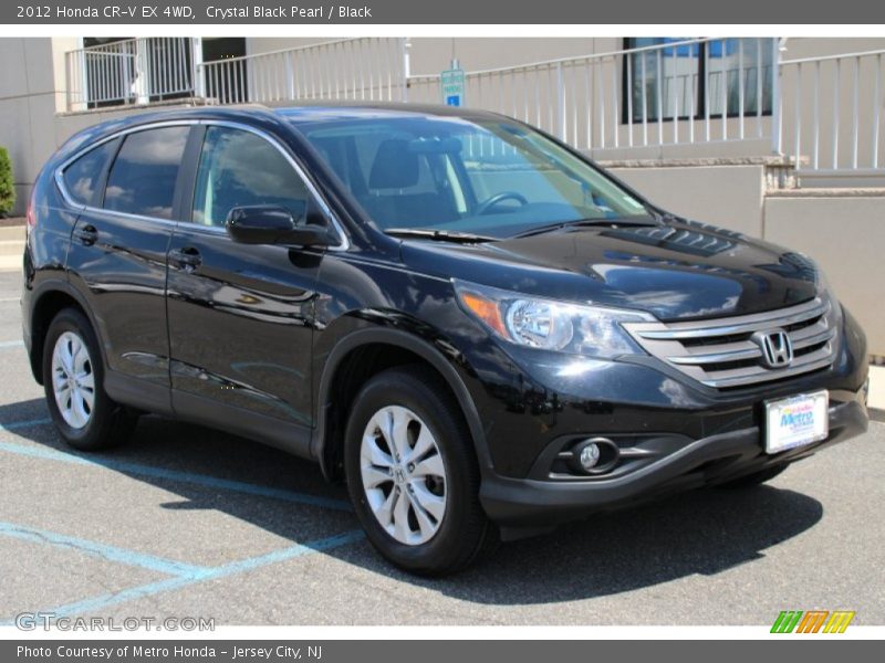 Crystal Black Pearl / Black 2012 Honda CR-V EX 4WD