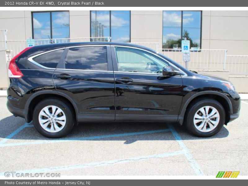 Crystal Black Pearl / Black 2012 Honda CR-V EX 4WD