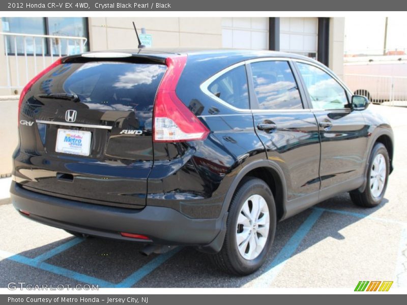 Crystal Black Pearl / Black 2012 Honda CR-V EX 4WD