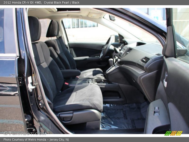 Crystal Black Pearl / Black 2012 Honda CR-V EX 4WD