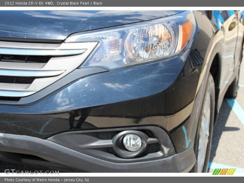 Crystal Black Pearl / Black 2012 Honda CR-V EX 4WD