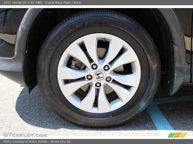 Crystal Black Pearl / Black 2012 Honda CR-V EX 4WD