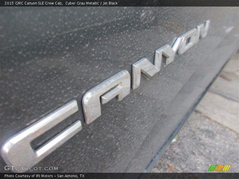 Cyber Gray Metallic / Jet Black 2015 GMC Canyon SLE Crew Cab