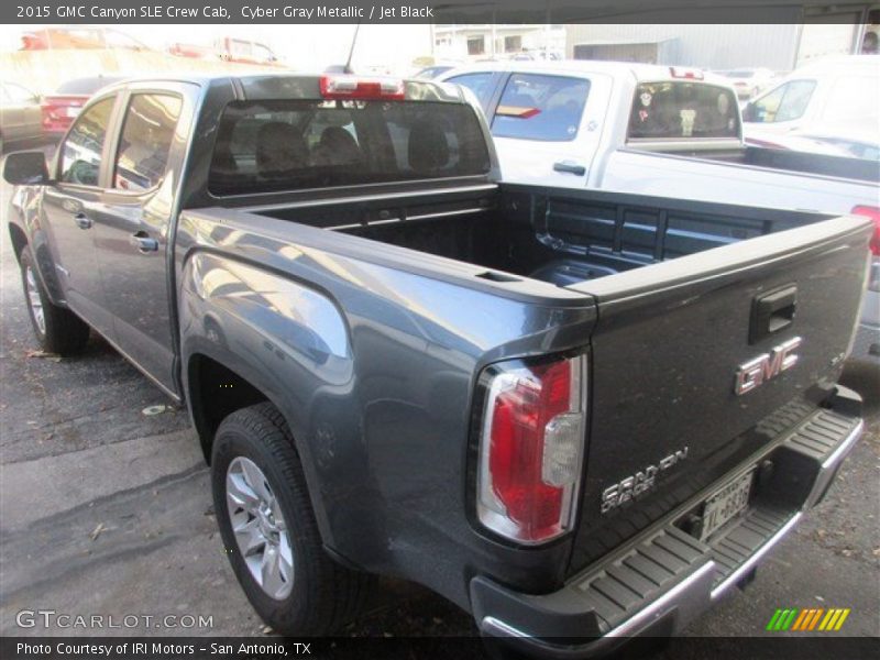 Cyber Gray Metallic / Jet Black 2015 GMC Canyon SLE Crew Cab