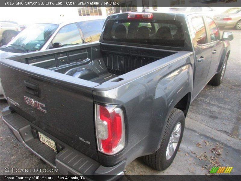 Cyber Gray Metallic / Jet Black 2015 GMC Canyon SLE Crew Cab