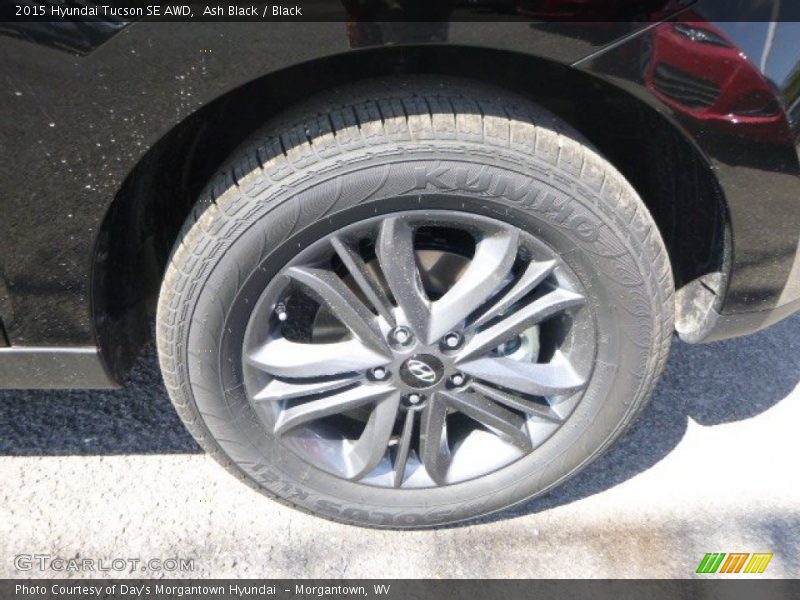 Ash Black / Black 2015 Hyundai Tucson SE AWD
