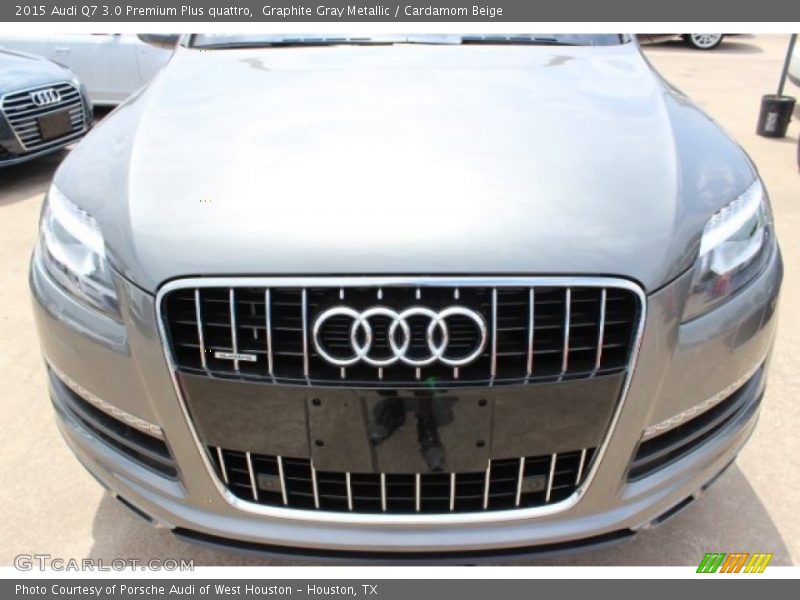 Graphite Gray Metallic / Cardamom Beige 2015 Audi Q7 3.0 Premium Plus quattro