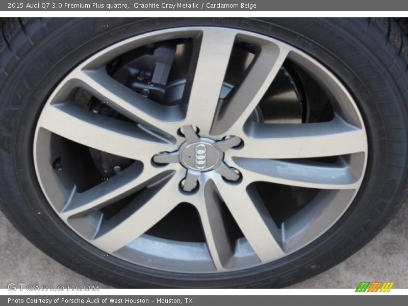 Graphite Gray Metallic / Cardamom Beige 2015 Audi Q7 3.0 Premium Plus quattro